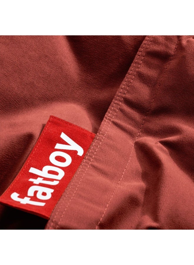 Fatboy Original Soft Canvas Bean Bag – Made from 100% recycled polyester | Designed for indoor use | EPS Bead Filling, Removable & Machine-Washable Cover | 140 x 180 cm - Merlot Red - Image 4